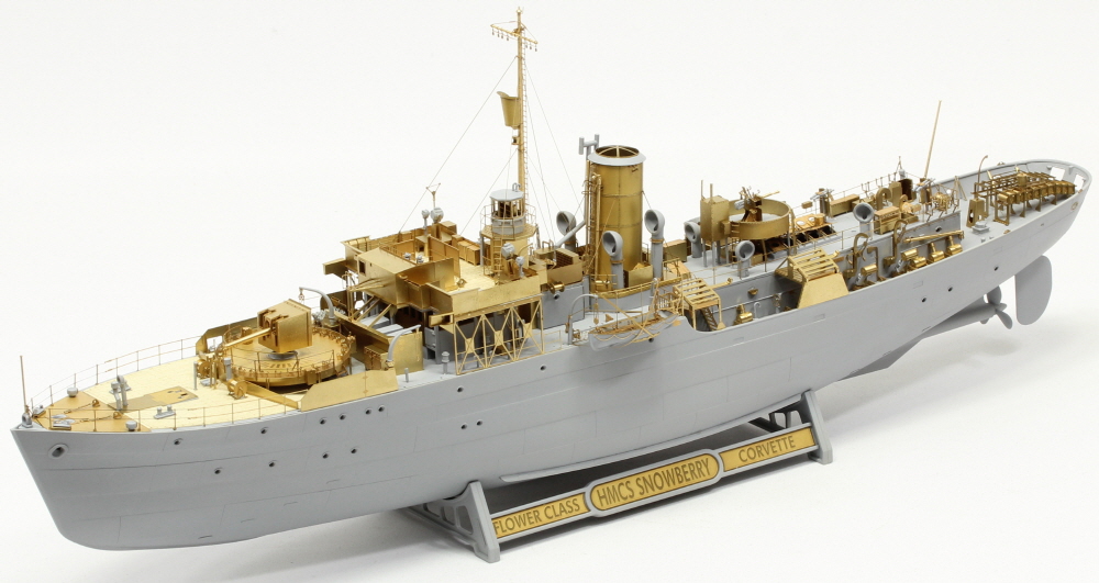 HMS Snowberry Kleines Namensschild für Modellständer 